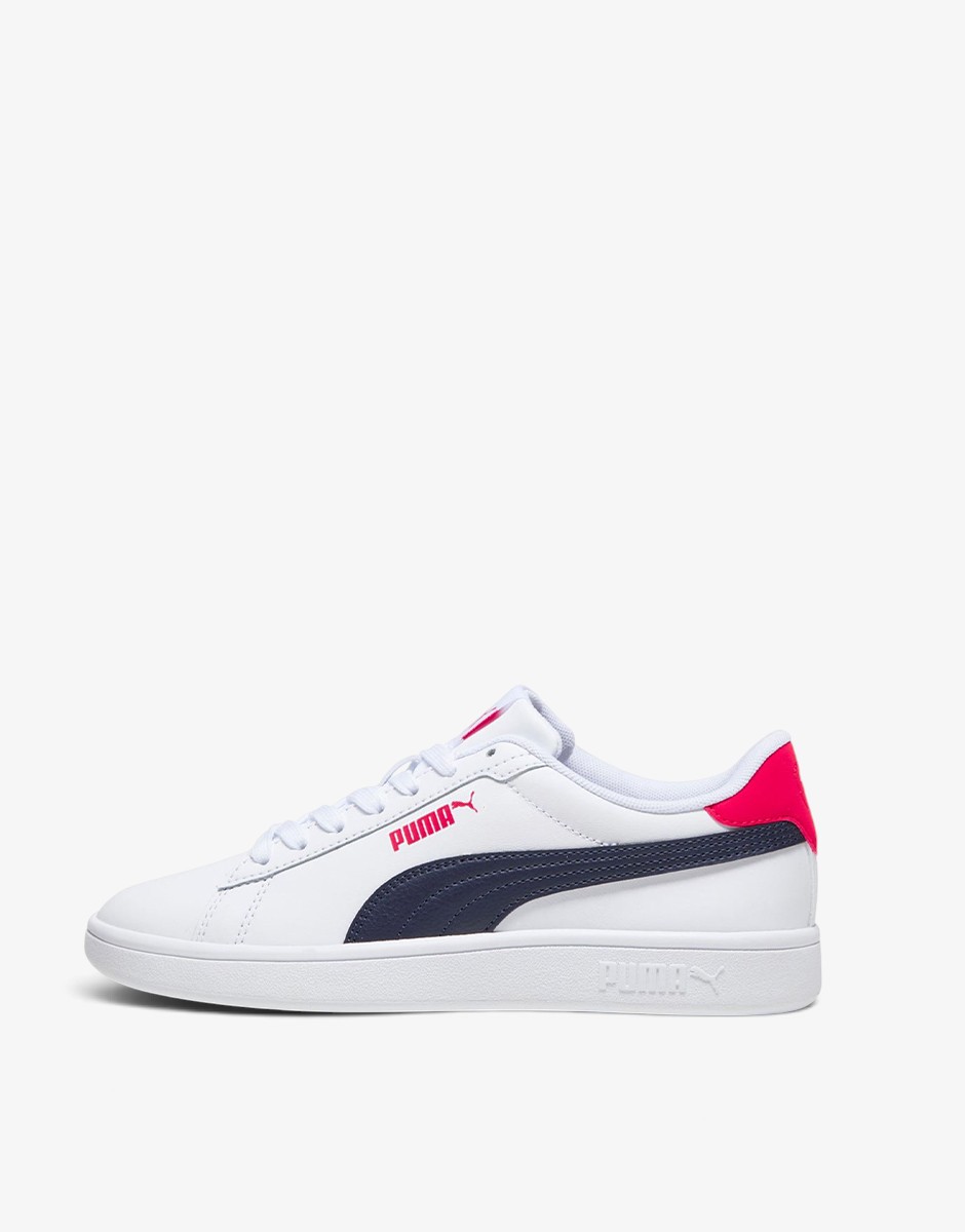 PUMA Smash 3.0 L Jr White/Navy
