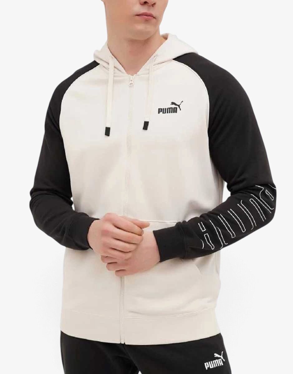 PUMA Sport Full-Zip Hoodie TR Beige