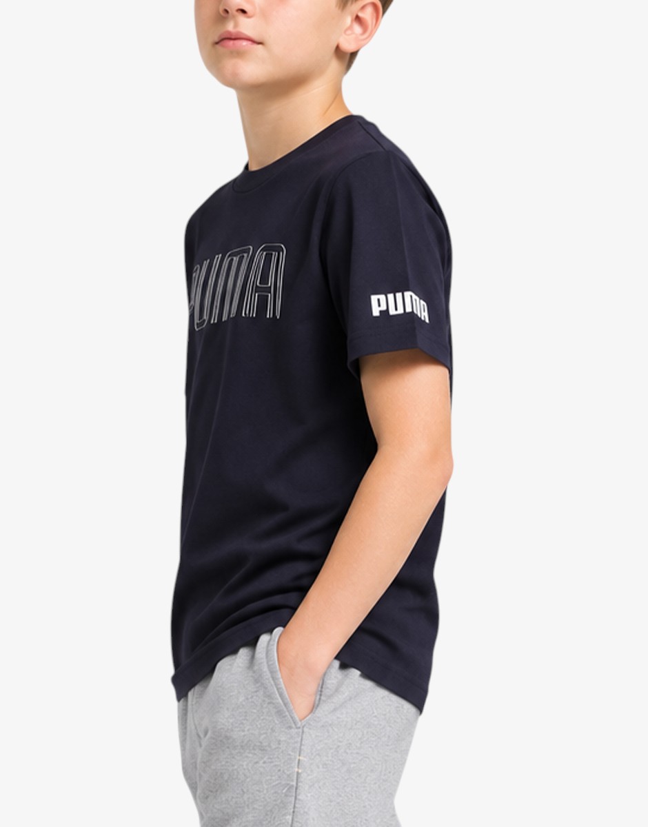 PUMA Sport Graphic Tee B Black