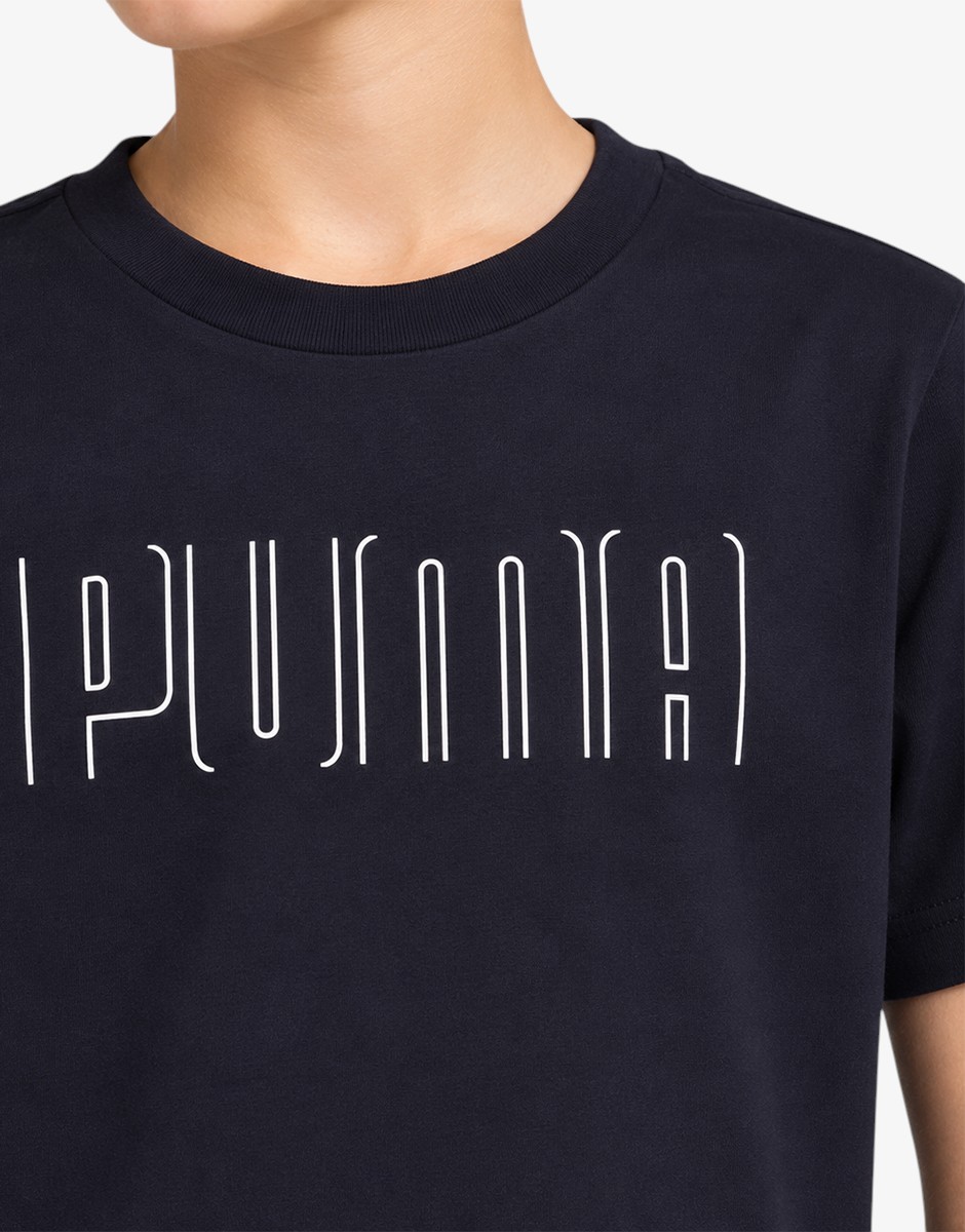 PUMA Sport Graphic Tee B Black