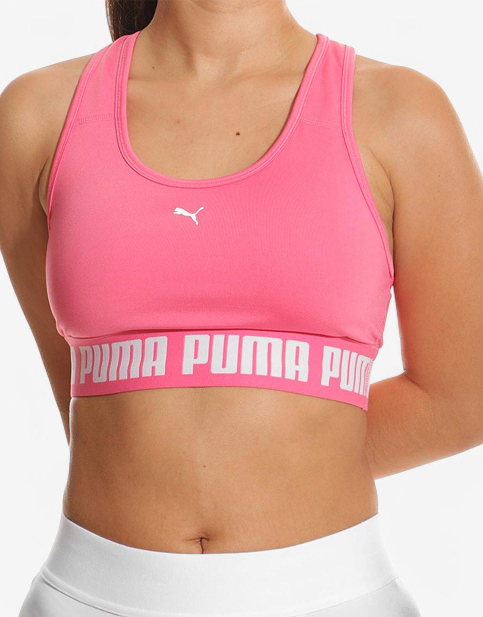 PUMA Strong Mid Impact Training Bra Pink