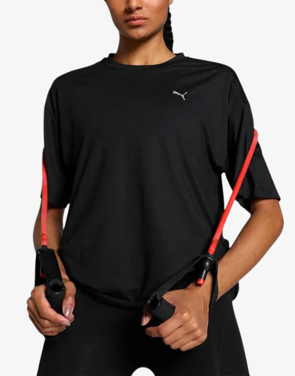 PUMA Studio Twist Tee Black
