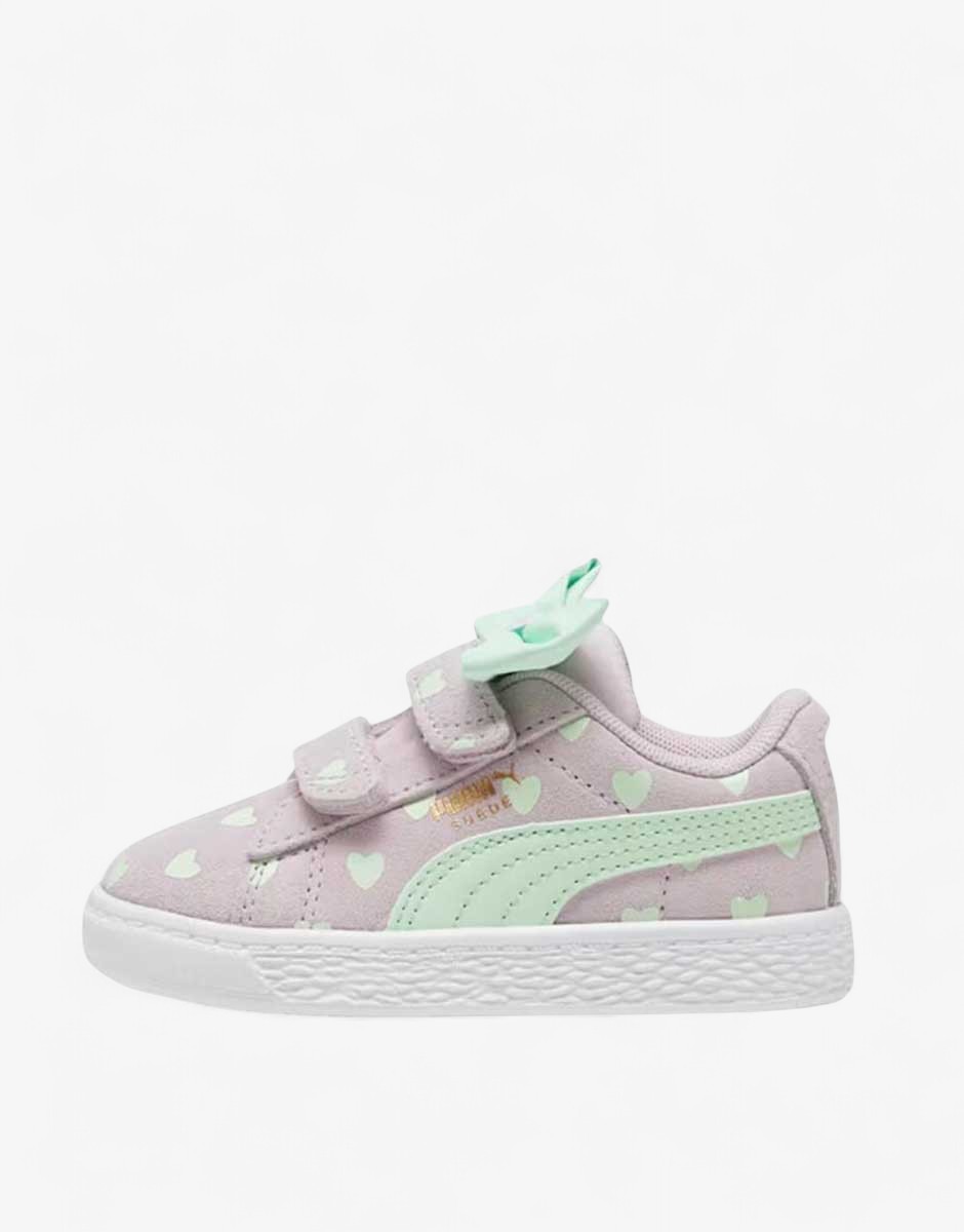 PUMA Suede Classic Re-Bow Shoes Purple Jr