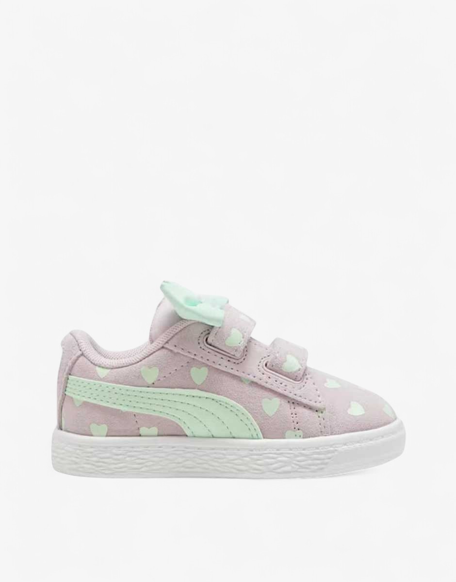 PUMA Suede Classic Re-Bow Shoes Purple Jr