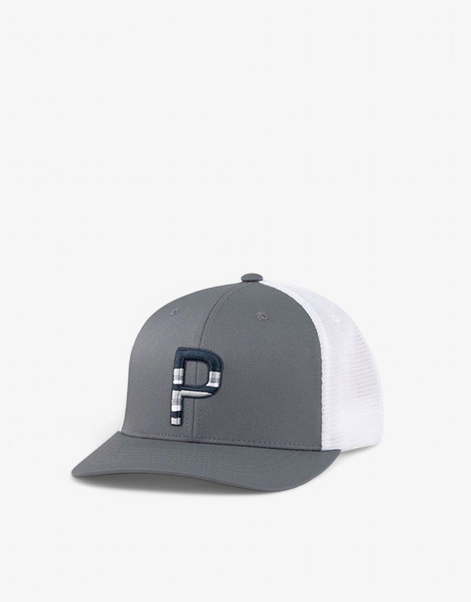 PUMA Sundown Trucker Snapback P Cap Grey/White