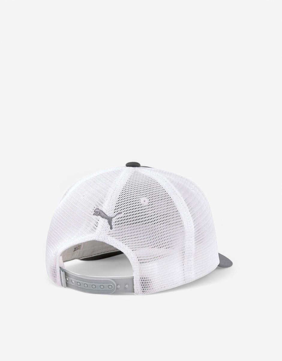 PUMA Sundown Trucker Snapback P Cap Grey/White
