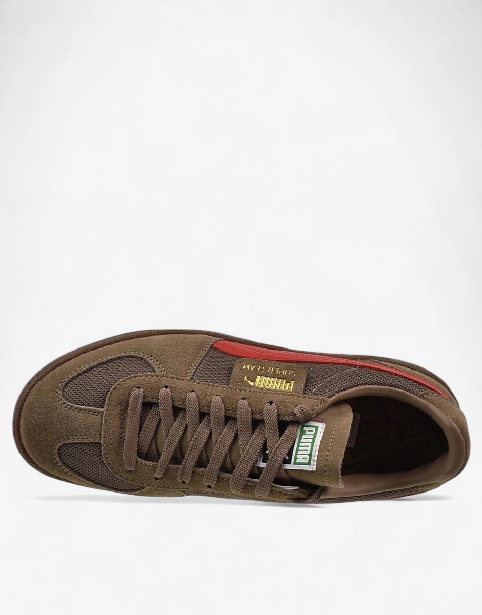 PUMA Super Team Og Shoes Brown/Red