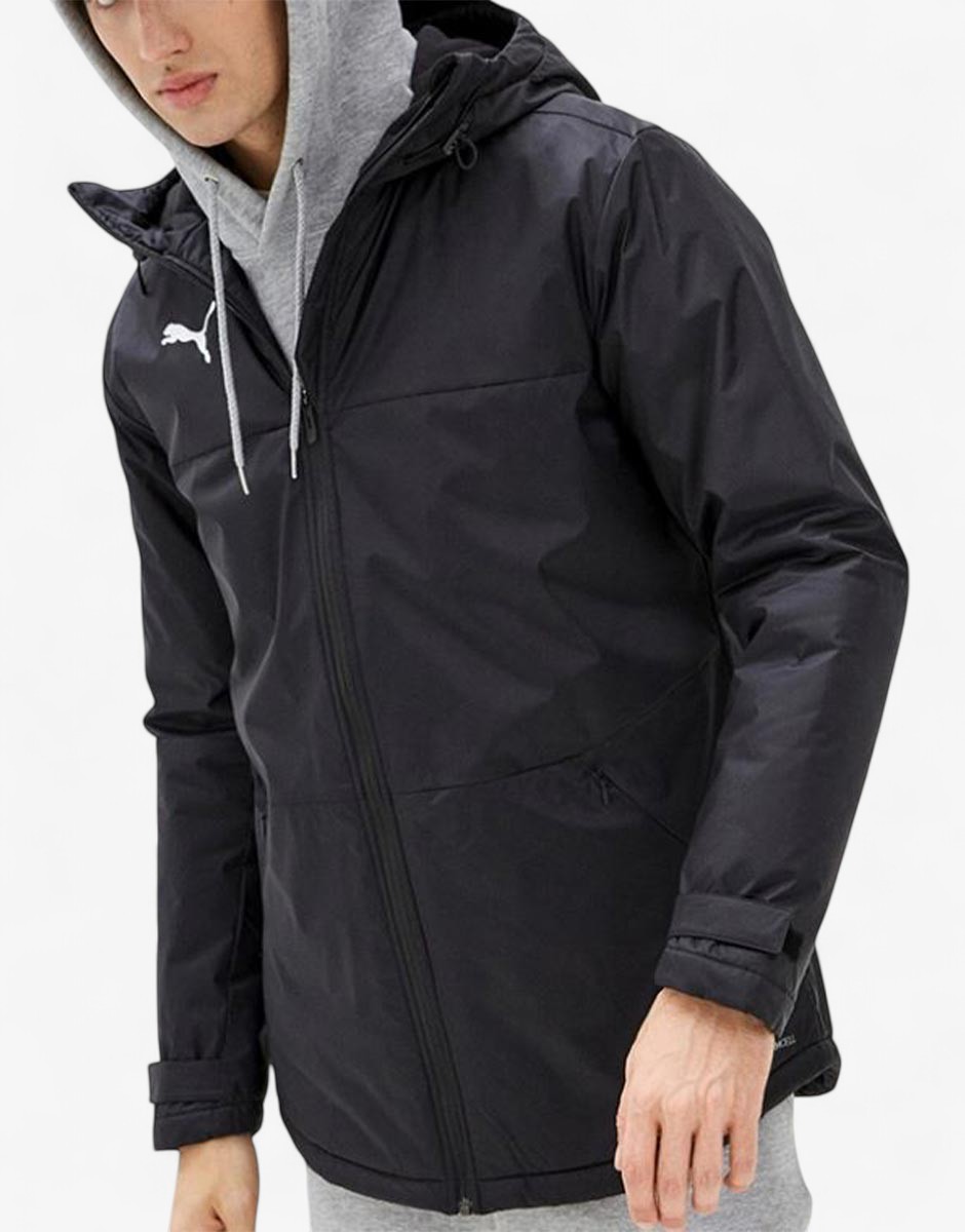 PUMA TeamFinal Parka Jacket Black