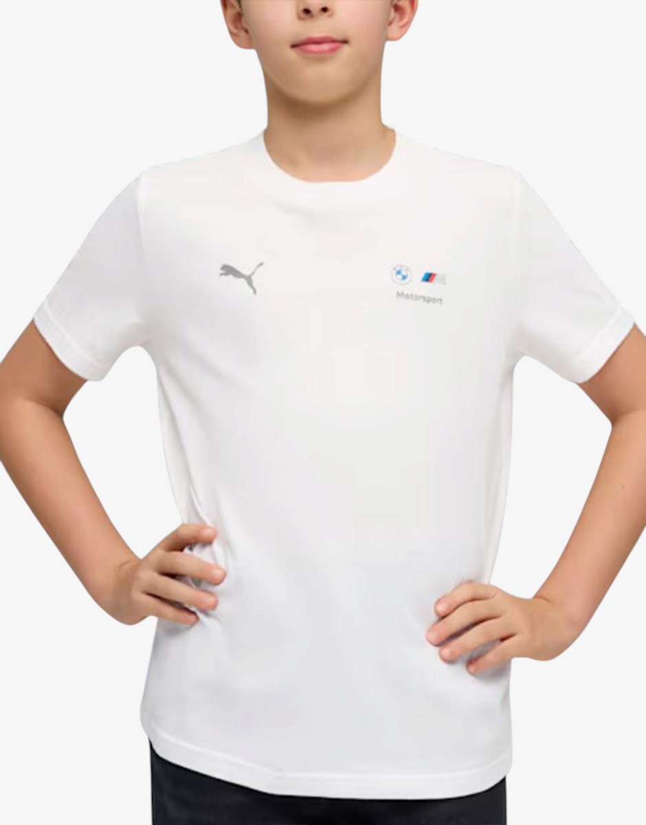 PUMA x BMW M Motorsport Essentials Logo Tee 2 White