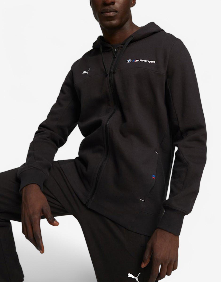 PUMA x BMW M Motorsport Hooded Sweat Jacket Black