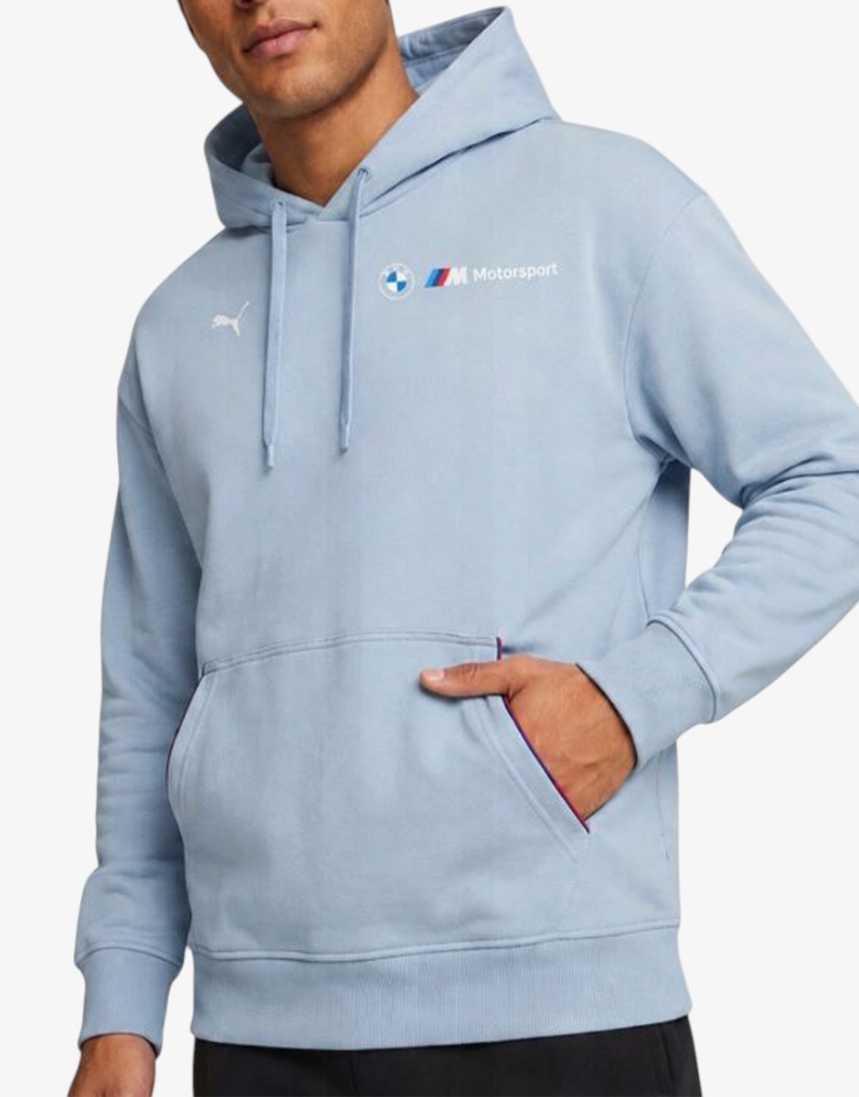 PUMA x BMW M Motorsport Kids Essentials Hoodie FT Blue