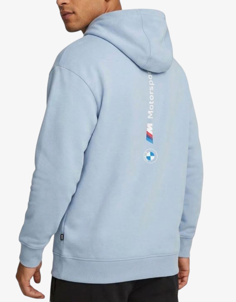 PUMA x BMW M Motorsport Kids Essentials Hoodie FT Blue