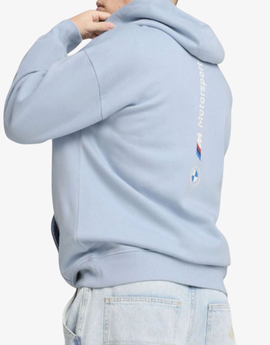 PUMA x BMW M Motorsport Kids Essentials Hoodie FT Blue