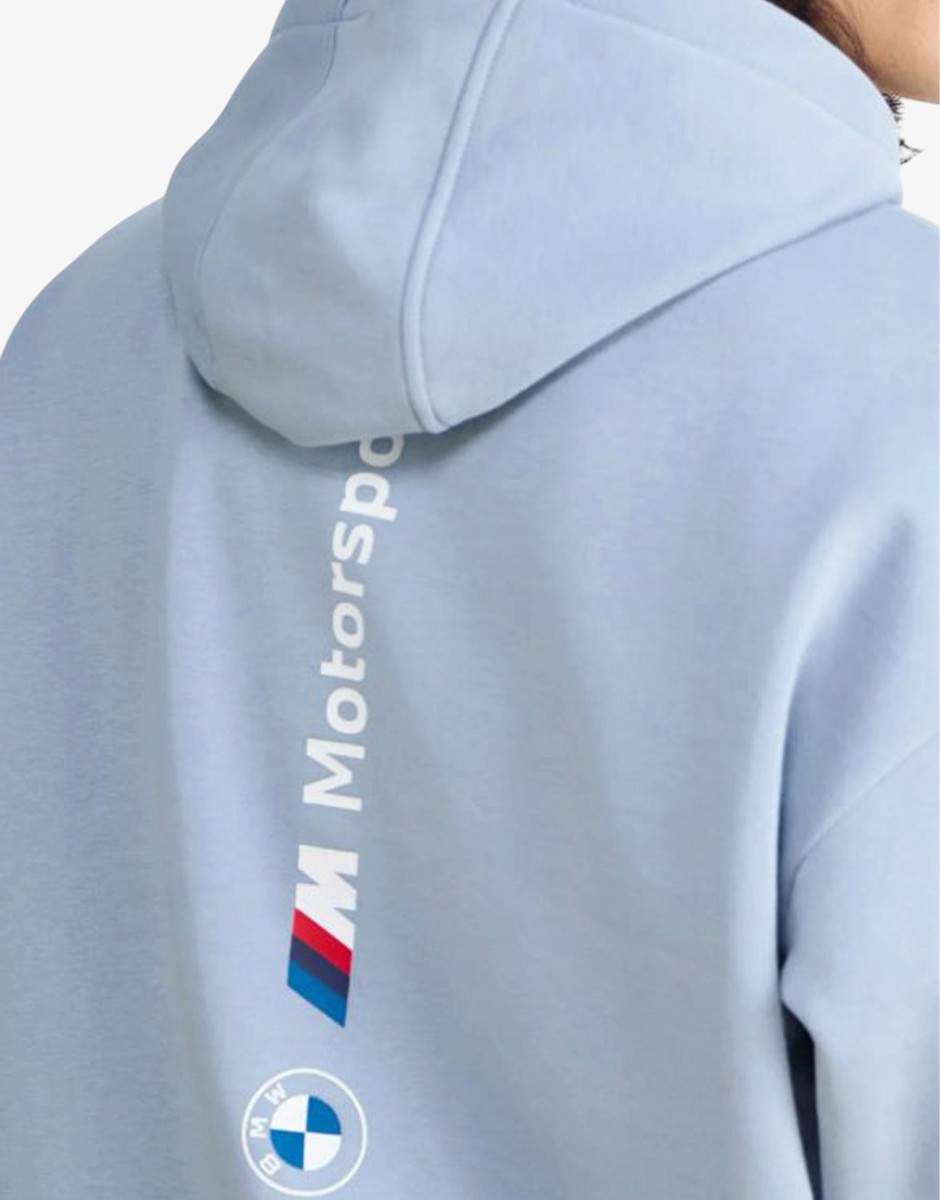 PUMA x BMW M Motorsport Kids Essentials Hoodie FT Blue