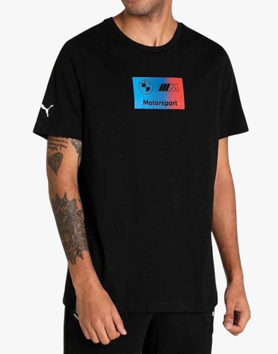 PUMA x BMW Motorsport Logo Tee Black/Multicolor