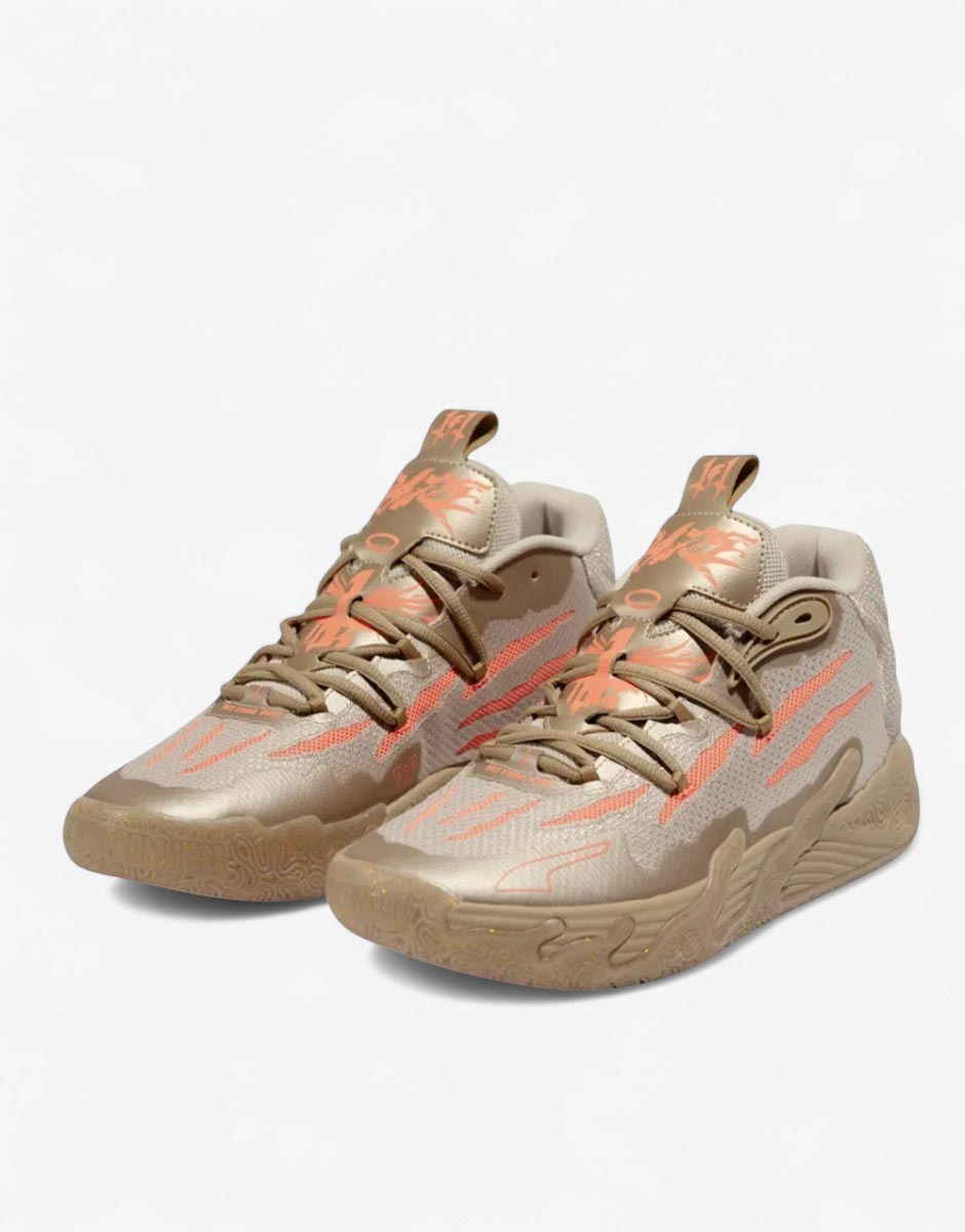PUMA x LaMelo Ball Mb.03 Basketball Shoes Beige/Gold