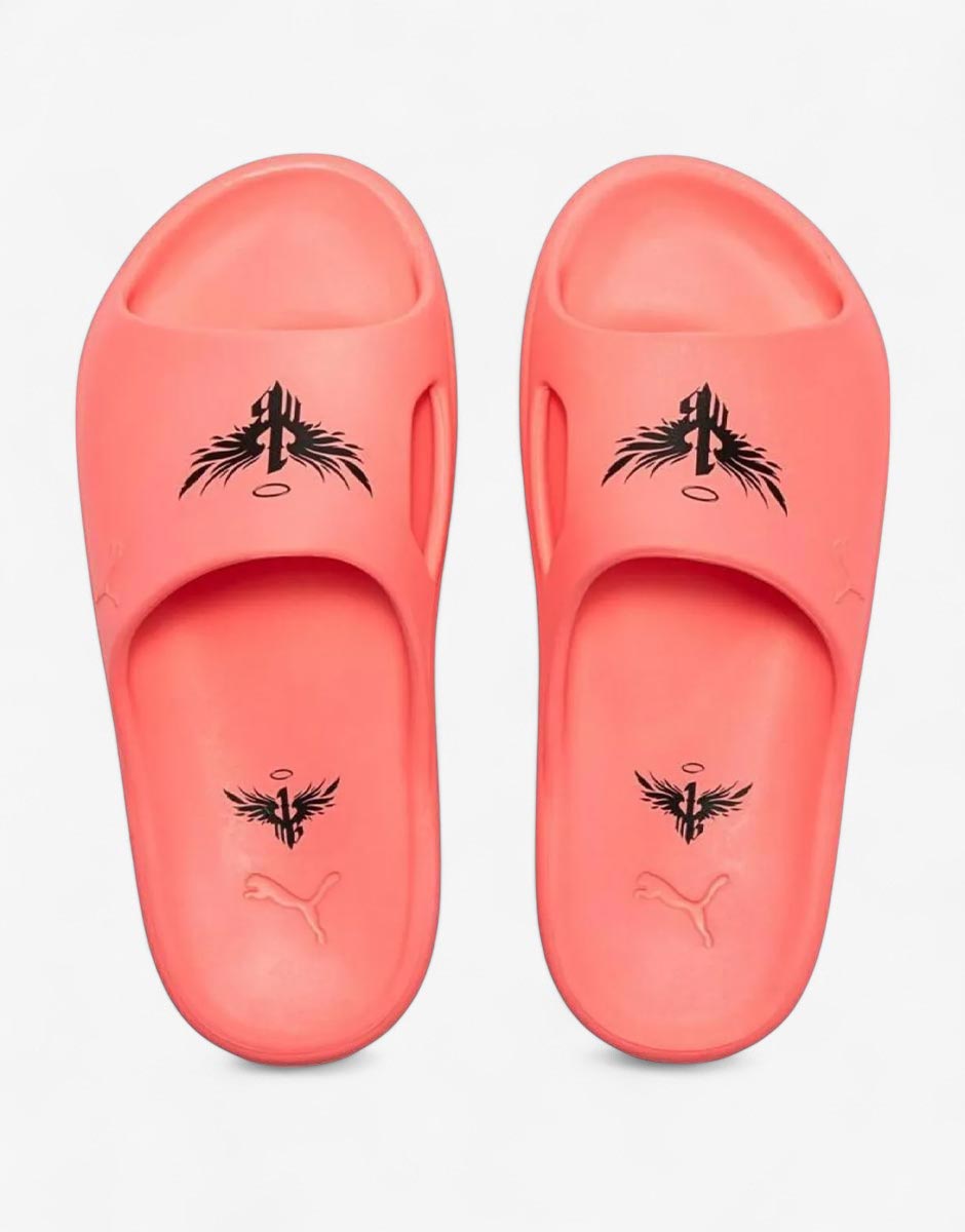 Puma x LaMelo Ball Shibui Cat MB.02 Slides Orange