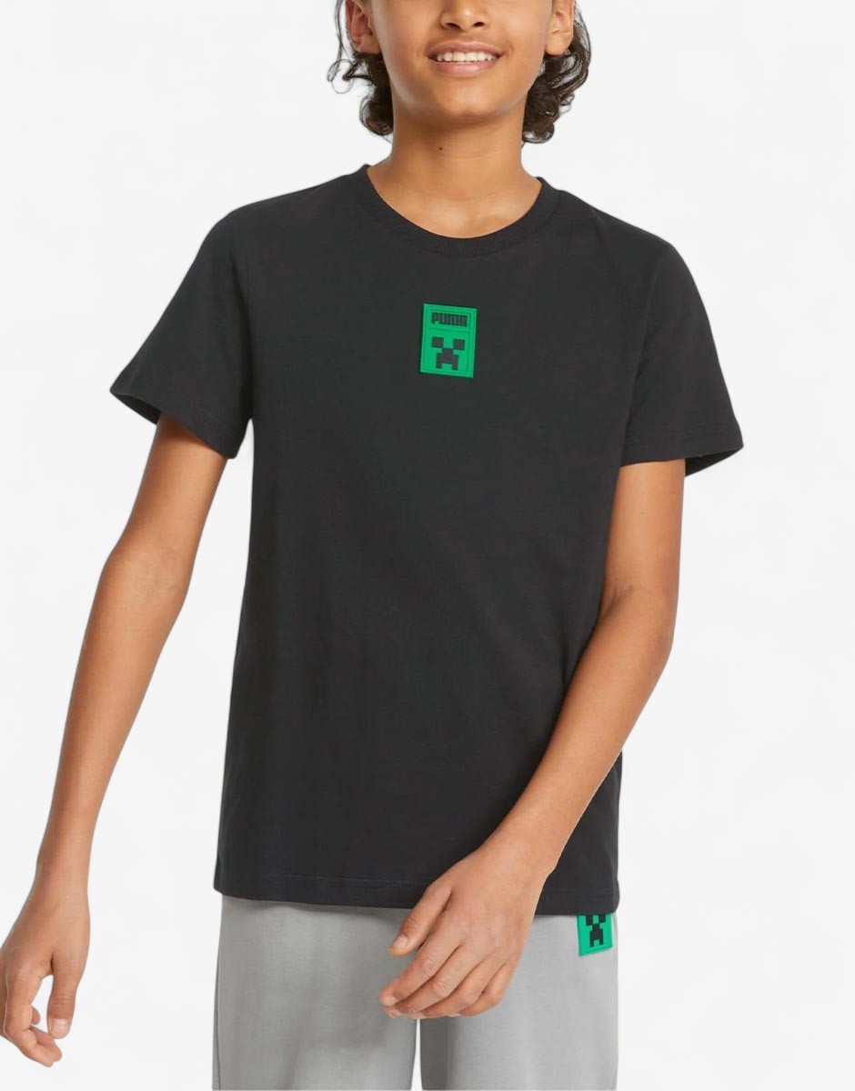 PUMA x Minecraft Graphic Tee Black