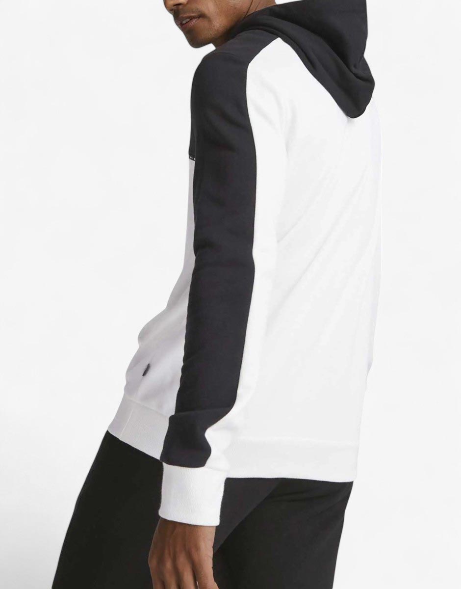 PUMA Essentials Block Tape Hoodie White/Black