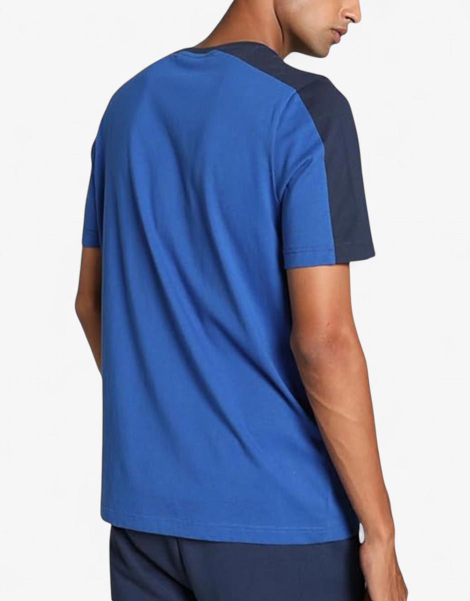 PUMA Essentials Block Tape Tee Blue