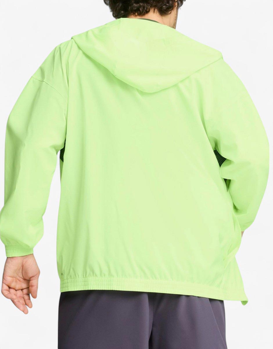 PUMA Fit Woven Full-Zip Training Jacket Green