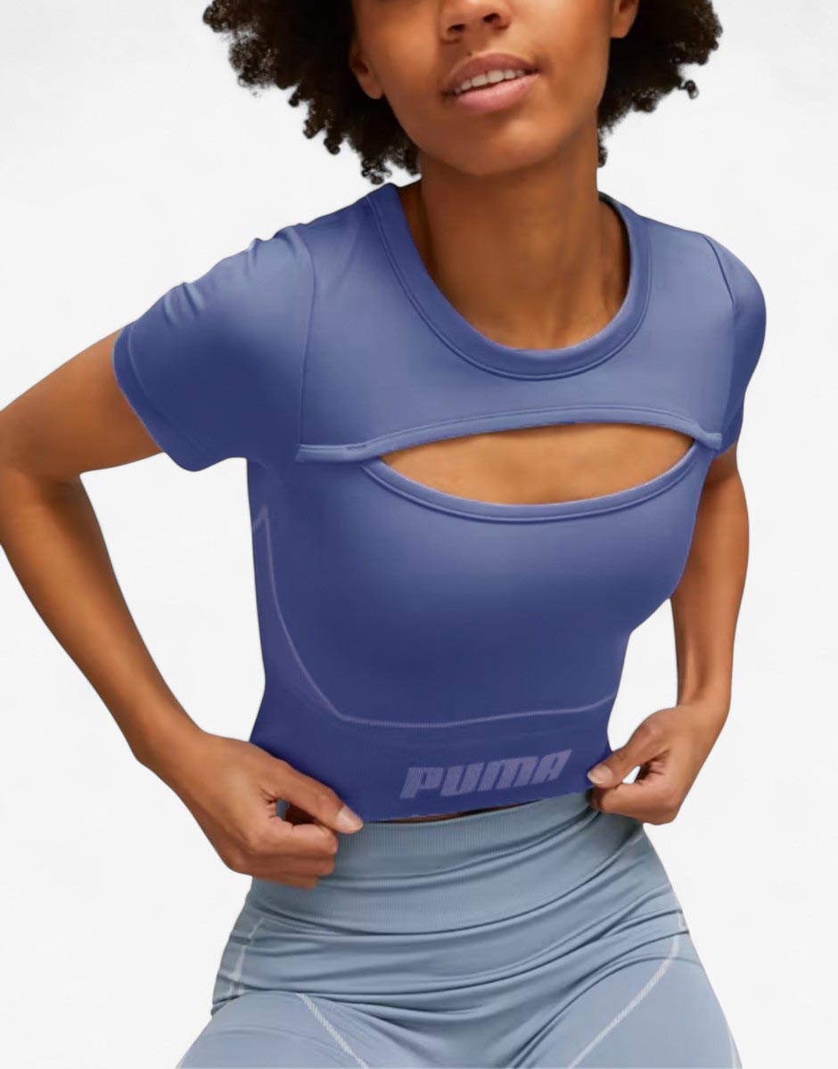 PUMA Formknit Seamless Training Tee Purple