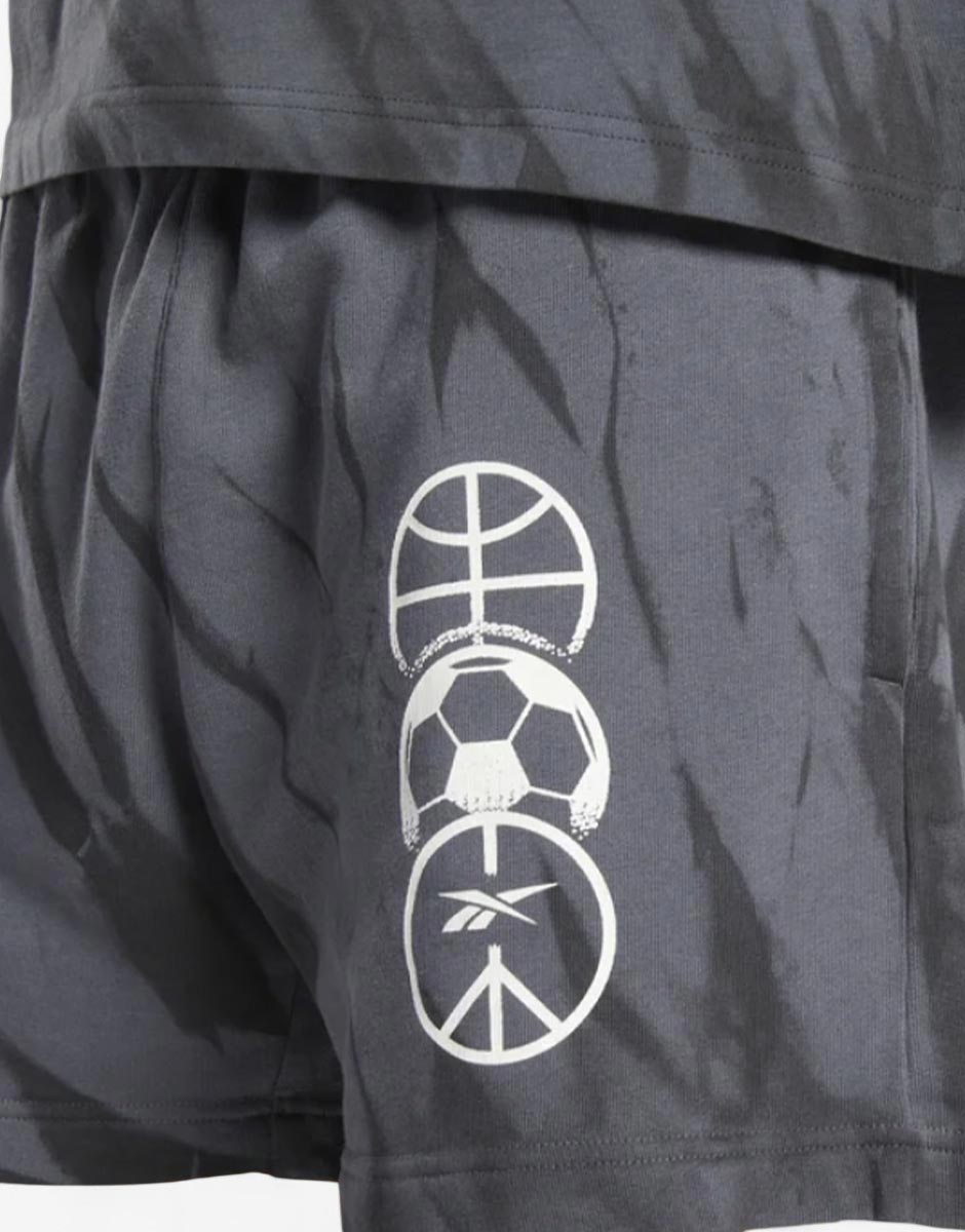 REEBOK Classics Block Party Shorts Grey