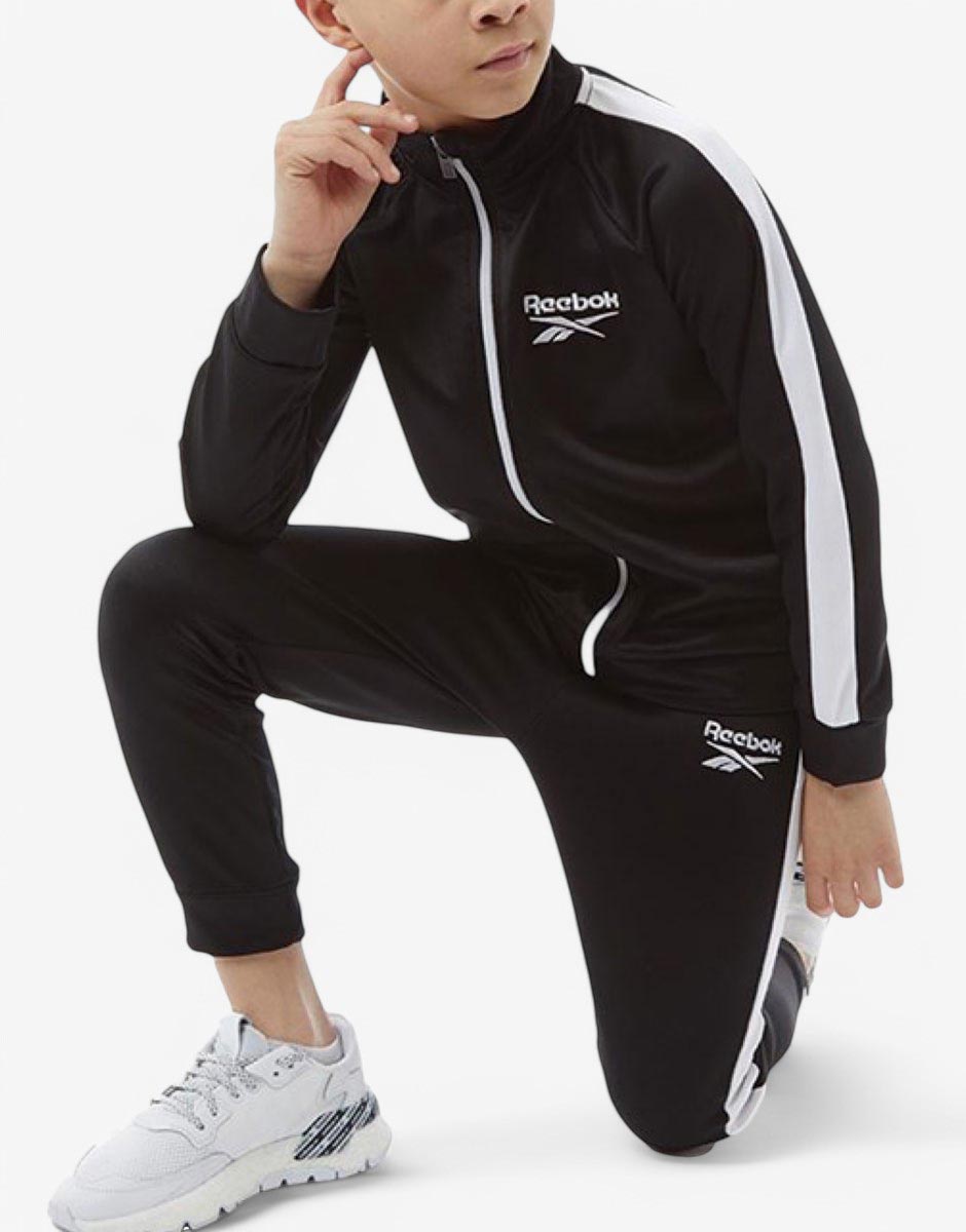 REEBOK Classics Logo Poly Tracksuit Black