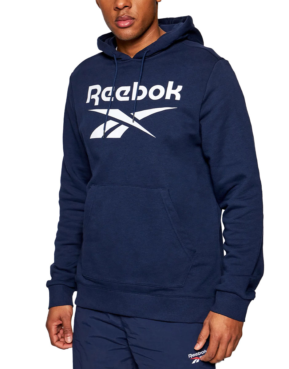 REEBOK Identity Big Logo Hoodie Navy
