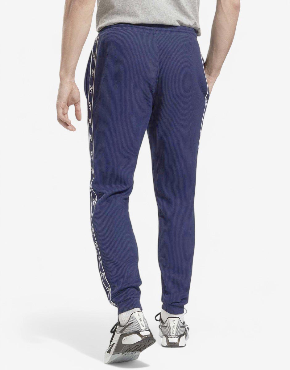 REEBOK Identity Vector Tape Waffle Pants Navy