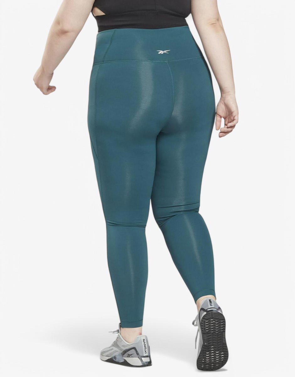 REEBOK Lux High-Waisted Leggings Pine Green
