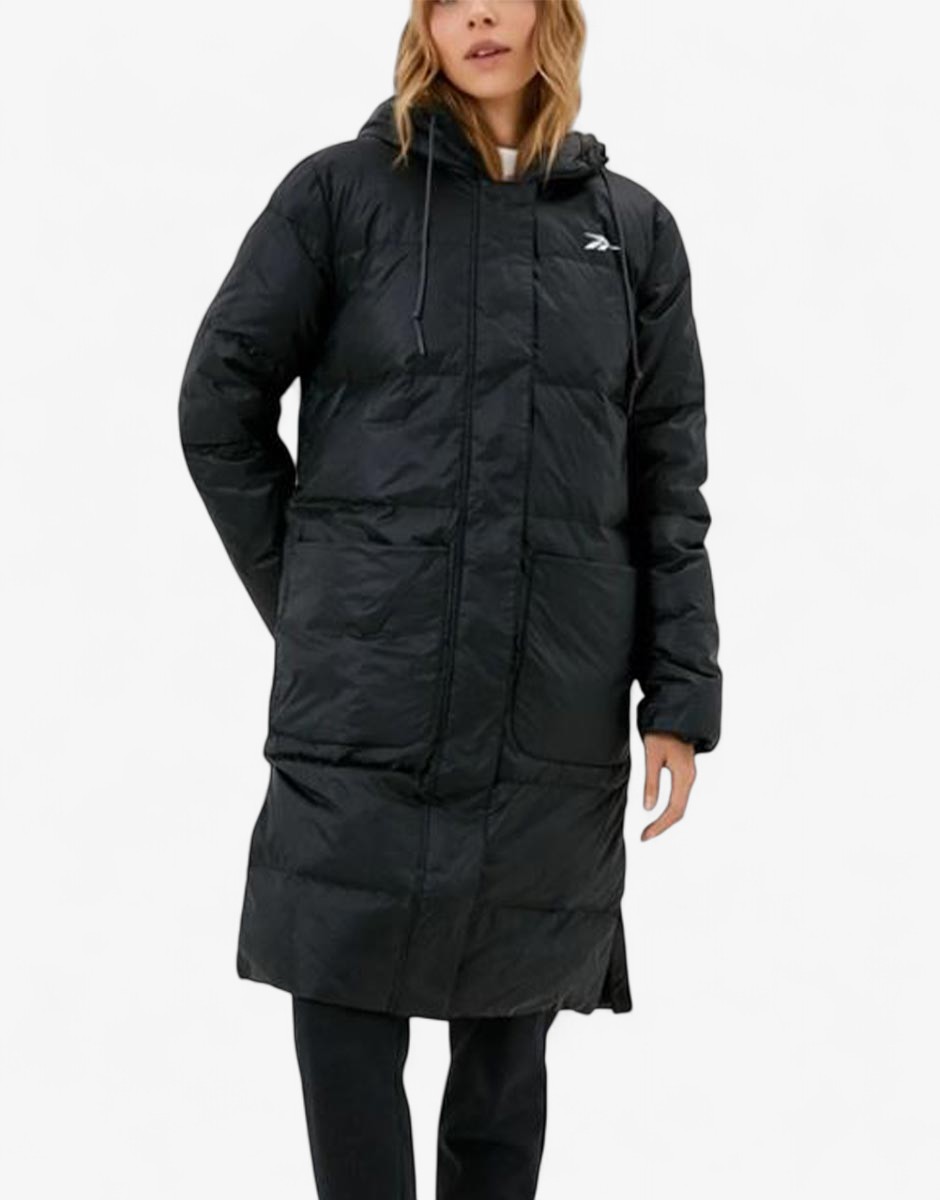REEBOK Outerwear Long Down Jacket Black
