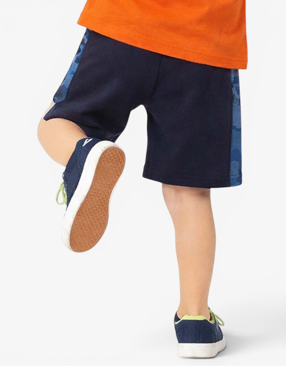 REEBOK Running Shorts Blue/Camo