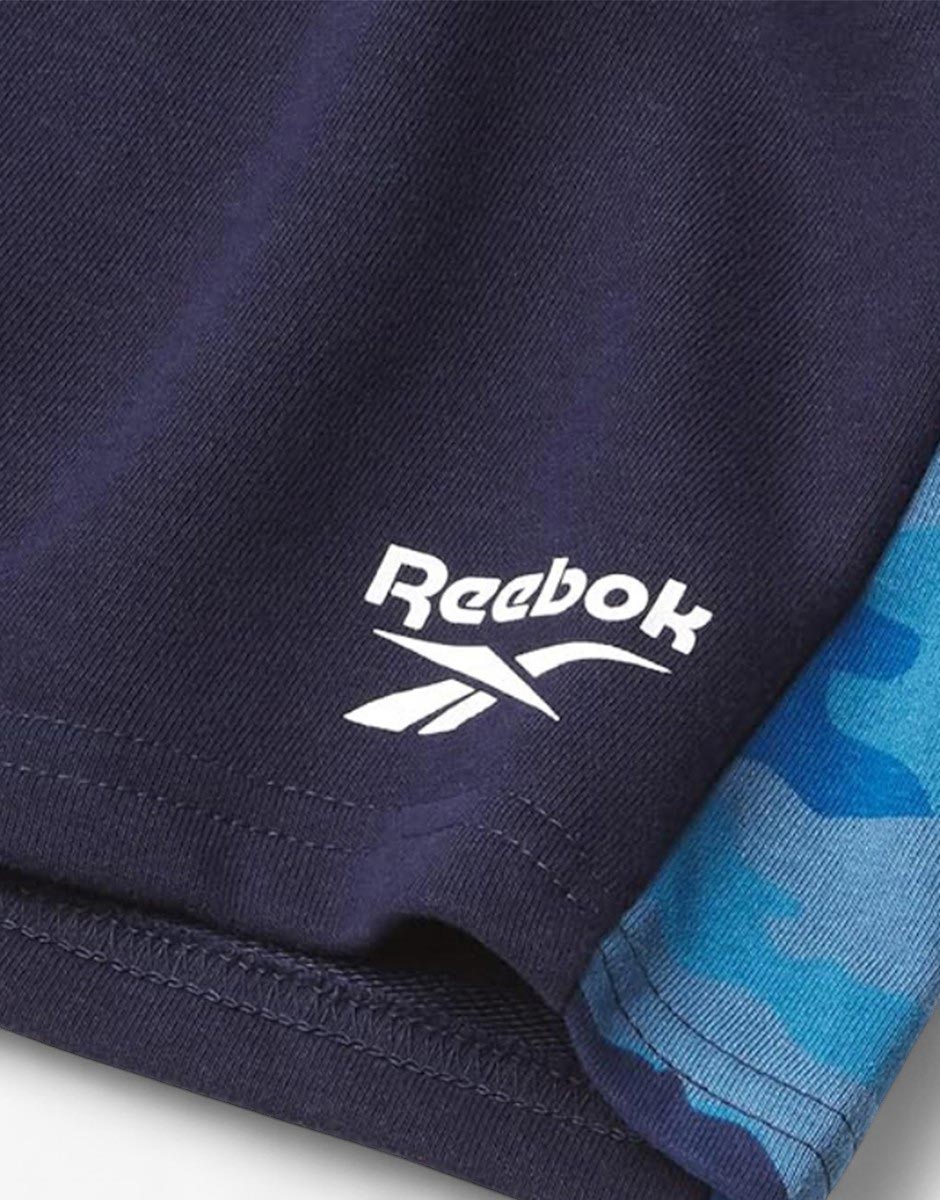 REEBOK Running Shorts Blue/Camo