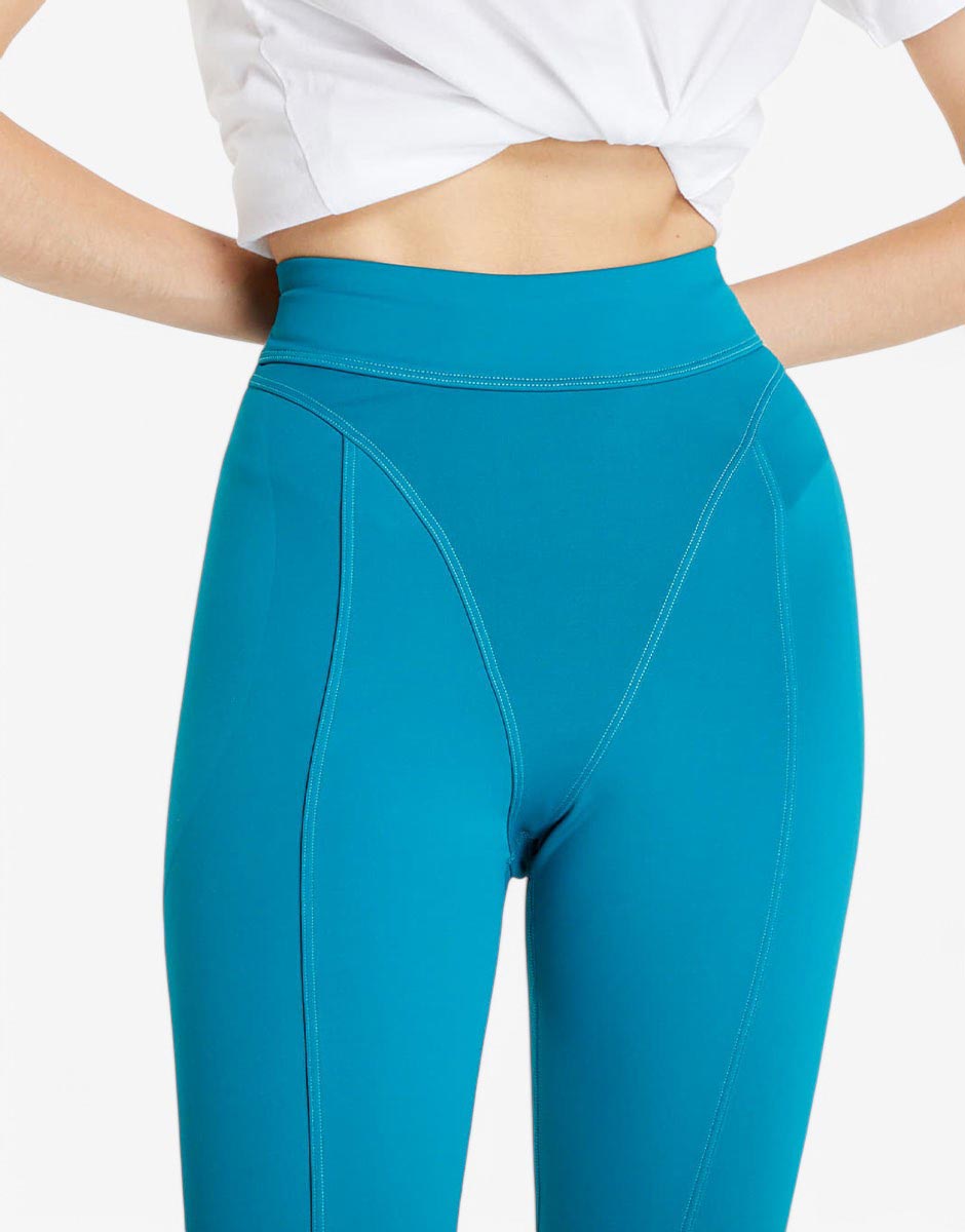REEBOK x Cardi B High-Rise Leggings Turquoise