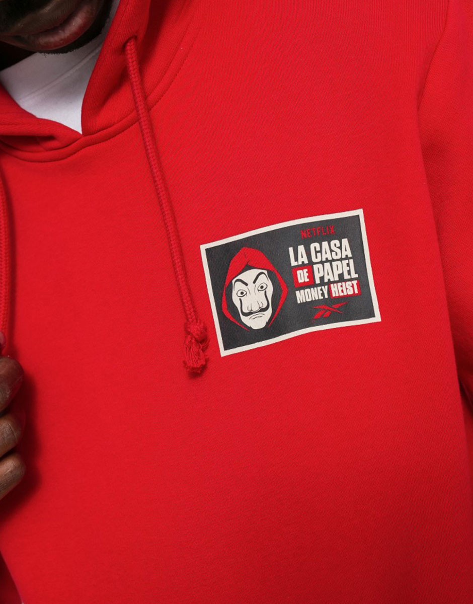 REEBOK x La Casa de Papel Hoodie Red