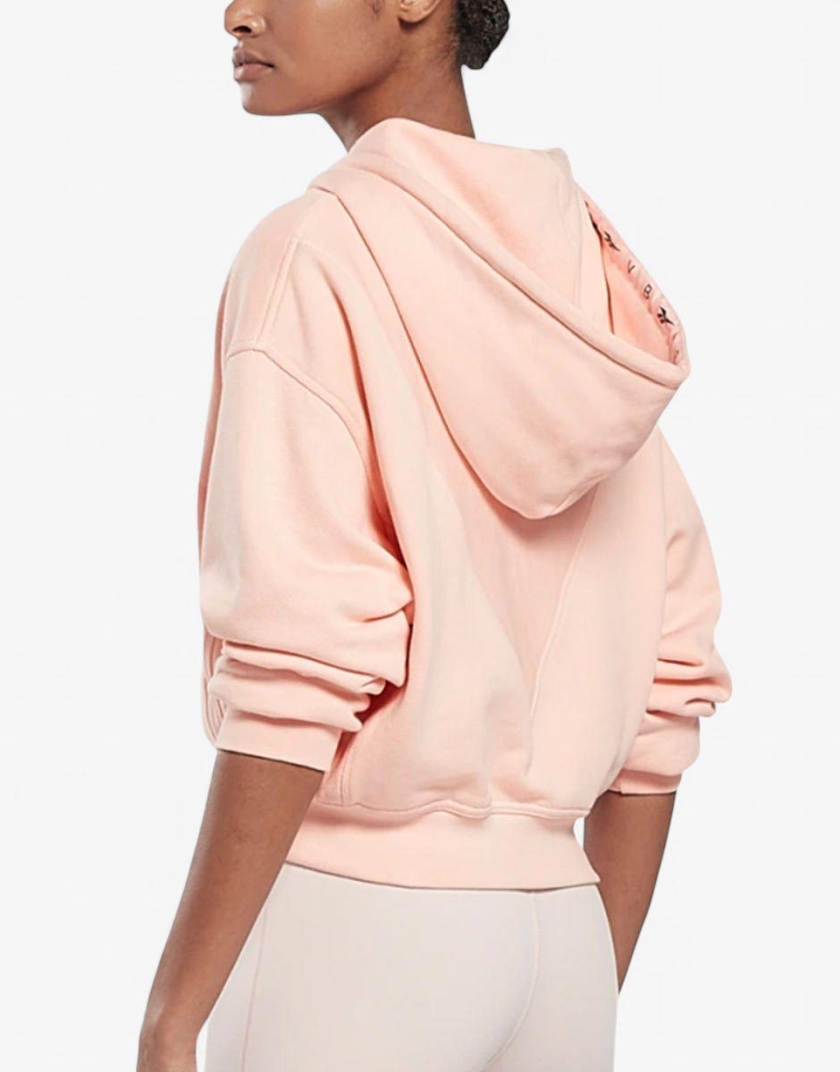 REEBOK x Victoria Beckham Full-Zip Hoodie Pink