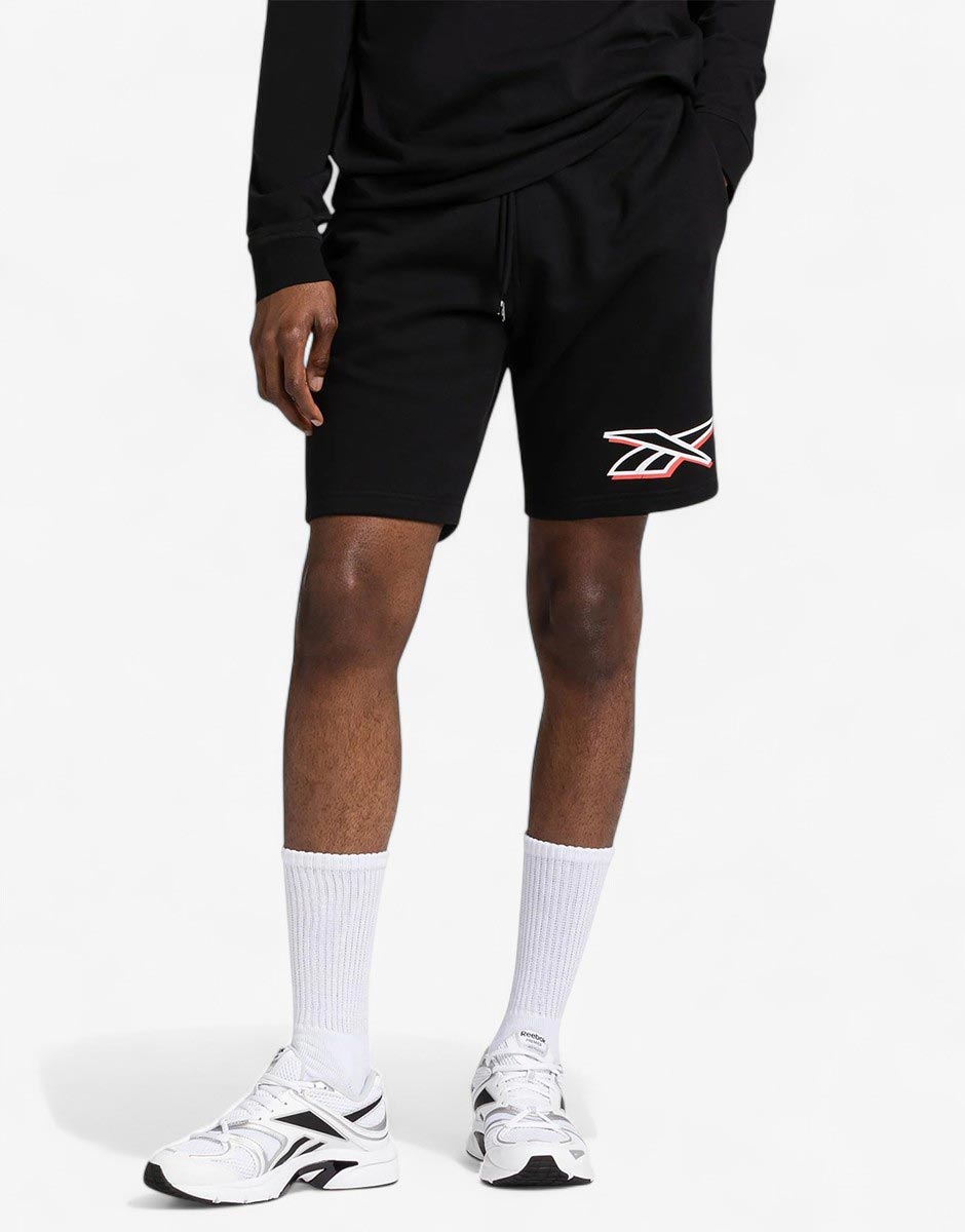REEBOK Vector Pack Identity Logo Shorts Black