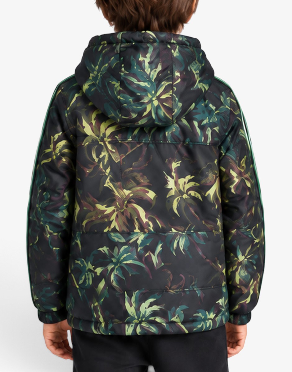 SCOTCH&SODA Palm Pattern Jacket Green/Multicolor