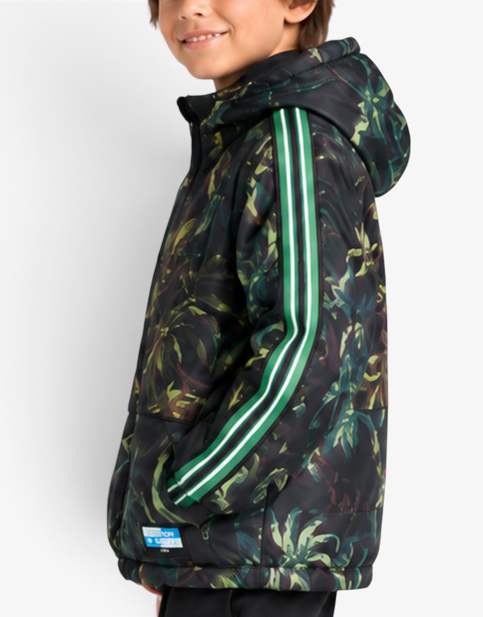 SCOTCH&SODA Palm Pattern Jacket Green/Multicolor