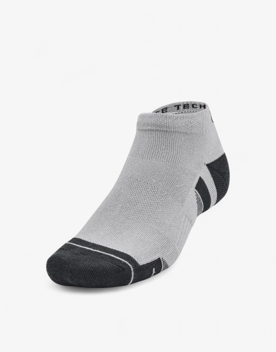 UNDER ARMOUR 3-Packs Golf Performance Tech Low Socks Grey/White
