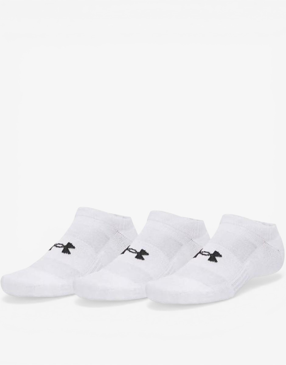 UNDER ARMOUR 3-Packs Performance Cotton Socks White