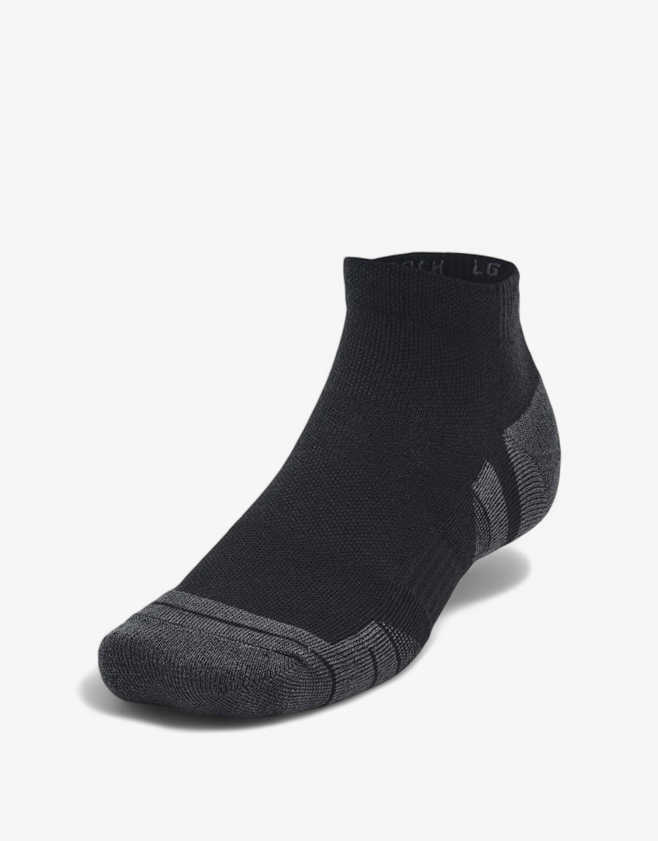 UNDER ARMOUR 3-Packs Performance Tech Low Socks Black