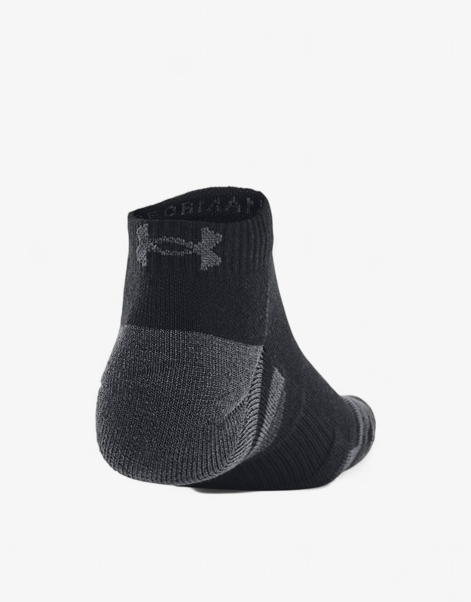 UNDER ARMOUR 3-Packs Performance Tech Low Socks Black