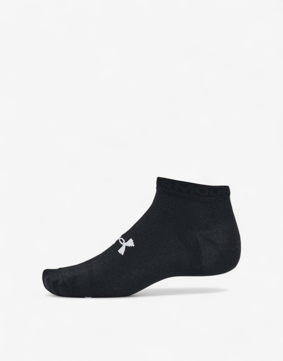UNDER ARMOUR 6-Packs Essential Low Socks Black/Grey
