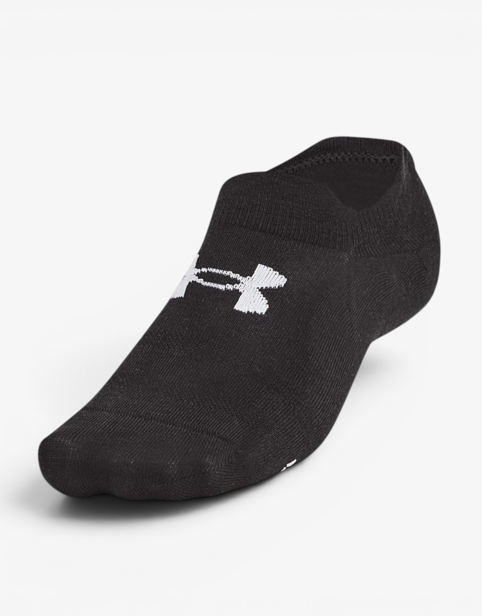 UNDER ARMOUR 6-Packs Essential Ultra Cotton Socks Black