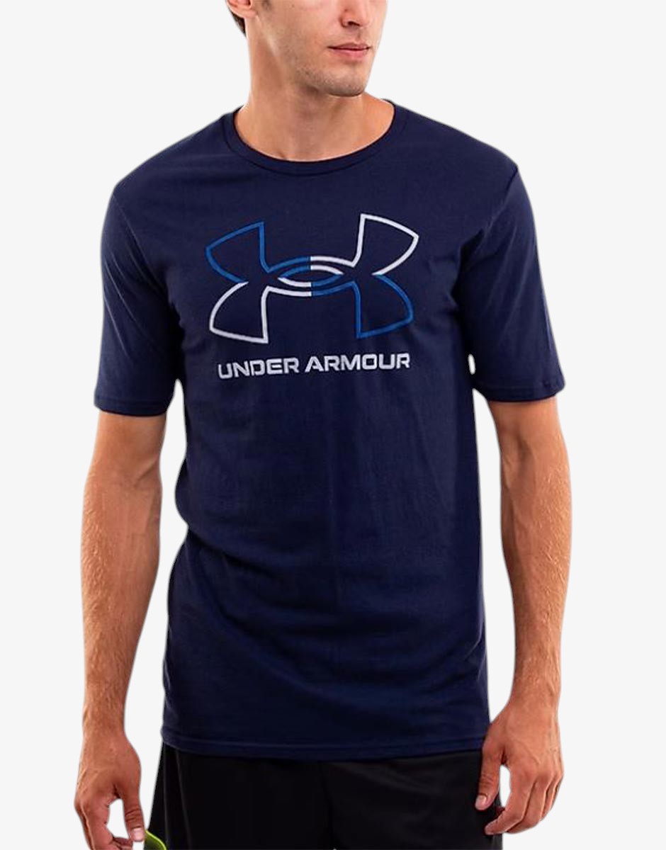 UNDER ARMOUR Gl Foundation Update Ss Tee Dark Blue