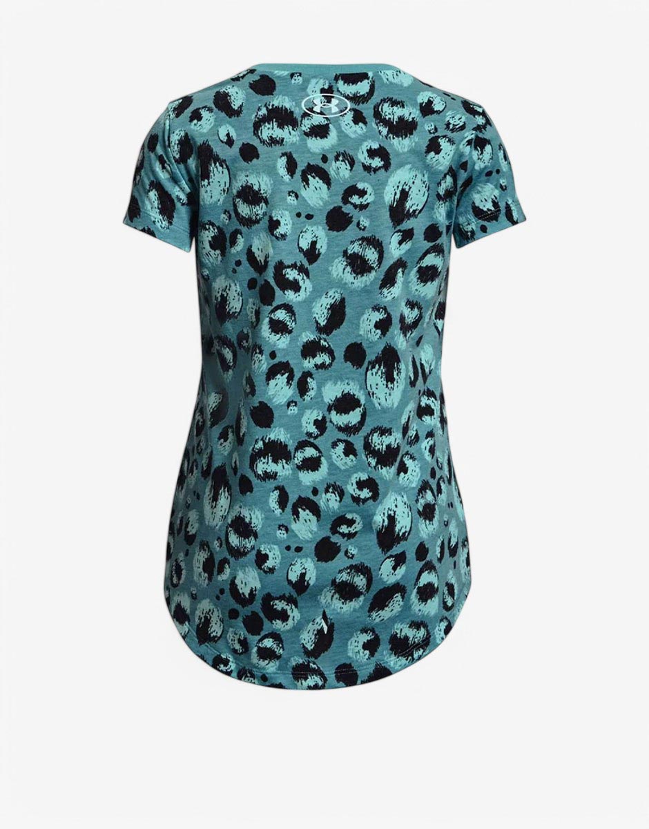UNDER ARMOUR Live Fierce Instinct Prnt Tee Blue