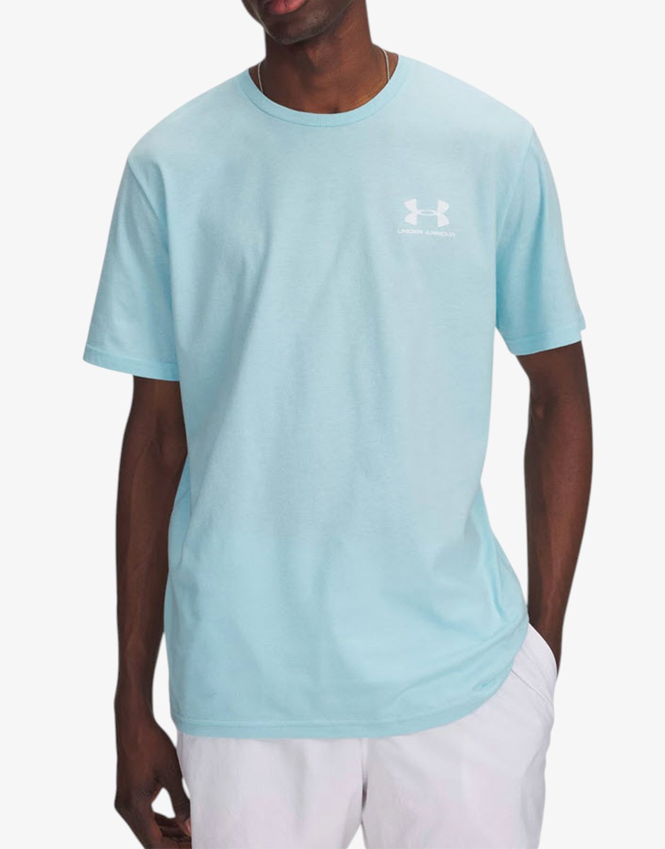 UNDER ARMOUR Sportstyle Left Chest Ss Tee Blue / White