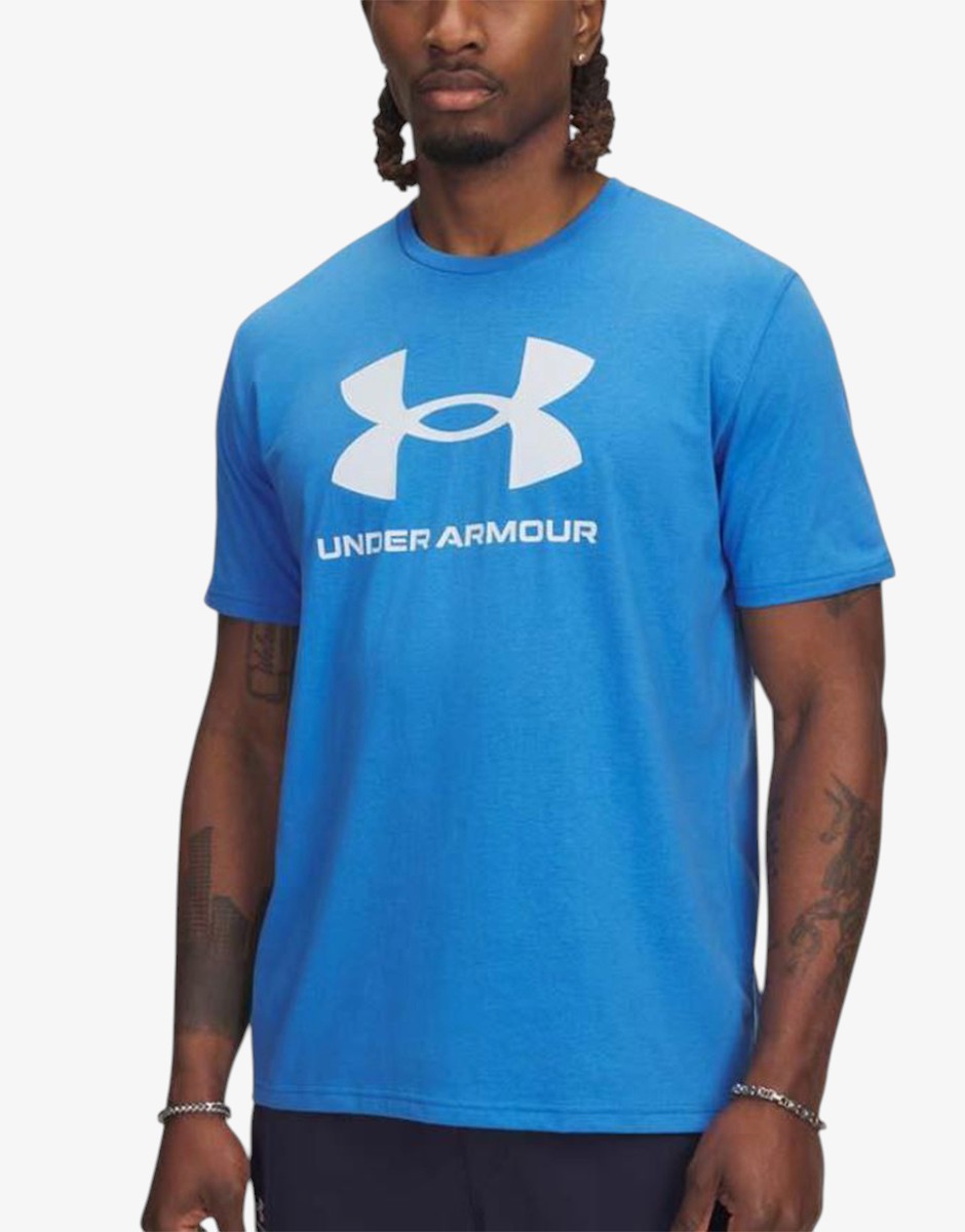 UNDER ARMOUR Sportstyle Logo Update SS Blue/White